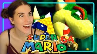 Can I Beat Bowser First Try  First Playthrough Super Mario 64  Part 2 [upl. by Rochette277]