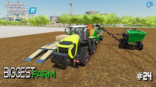 Lot of trouble refilling the seeder  24  Farming Simulator 22  Fs22gameplay  Nevarland Farm [upl. by Egbert]