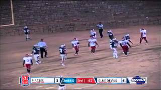 Elbert County 6 yd td run by Tra Barnett [upl. by Ellerrehc491]