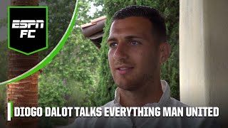 Diogo Dalot FULL INTERVIEW Fighting for Premier League is a responsibility for Man United  ESPN FC [upl. by Swithbert]