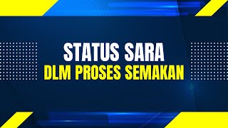 Status SARA Masih “Dalam Proses Semakan” [upl. by Matronna432]