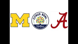 2020 Citrus Bowl 14 Michigan vs 13 Alabama Highlights [upl. by Disraeli283]