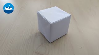 Куб из бумаги А4A4 paper cubeБЕЗ КЛЕЯ [upl. by Gerardo503]