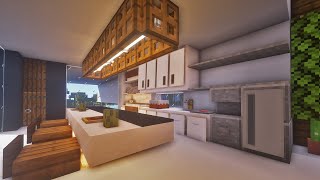 Minecraft  Modern Kitchen  Kitchen design [upl. by Amadis]