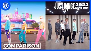 Just Dance 2023 VS Dance Choreography Comparison  BTS  Dynamite [upl. by Novek]