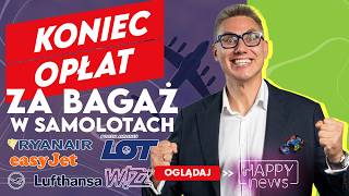 Jak uniknąć opłaty za bagaż w samolocie Sprawdzony TIP na tanie podróże Happy News odcinek 118 [upl. by Noied]