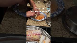 maxicanfood tamales refriedbeans redrice for dinner guacamole avocado chinohills california [upl. by Loralyn]