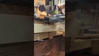 Zinken mit der Oberfräse herstellen carpentry woodworking sawstop festool [upl. by Mamoun]