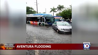 Severe weather continues as flooding reported across South Florida [upl. by Etac963]