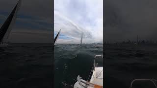 R9 start  black flag start and possible pin hit j80 2024 North American championship [upl. by Corbett732]