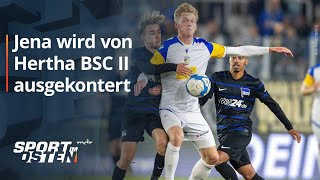 HerthaAngreifer Wollschläger läuft Carl Zeiss Jena zweimal davon  Sport im Osten  MDR [upl. by Vershen]