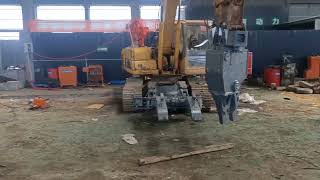 car dismantler working 4constructionequipment excavator [upl. by Eiramanin122]