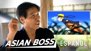 Ninja real reacciona a Naruto  Asian Boss Español [upl. by Ttevy551]