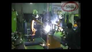 CO2 Welding Robot Machine  SK Brazing [upl. by Aryt797]