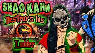 Shao Kahn Plays  MORTAL KOMBAT 9 LADDER Gameplay W SubZero  MK9 PARODY [upl. by Ahsaekal]