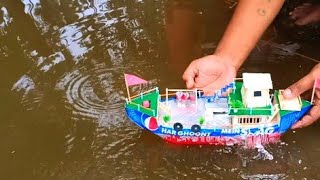 How to make mini boat with soda cans and othersk maker [upl. by Ted]