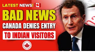 Bad News Canada Denies Entry to Indian Visitors at Airport  Must Apply for Refugee Status or Leave [upl. by Dimo987]