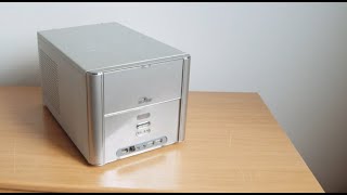 Building a Tiny Aluminium Windows 98 Gaming PC Biostar iDEQ 210V Mini Barebones PC from 2003 [upl. by Soutor325]