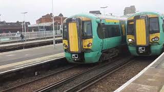 Trains At Clapham Junction [upl. by Amoeji]