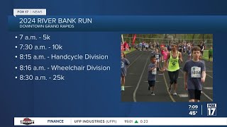 7A  ON YOUR MARK GET SET 10000 runners competing in 47th annual Amway River Bank Run [upl. by Ponzo]