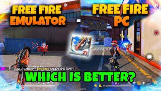 Free Fire PC VS Free Fire Emulator  Which one gives you better gameplay [upl. by Ahsenak]