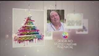 SBT deseja ao Luciano Callegari feliz Natal  Institucional 2015 [upl. by Ssitruc406]