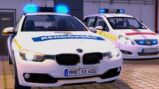 Emergency Call 112 Sim  Hungarian Police on Duty 4K [upl. by Eurd]