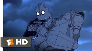 The Iron Giant 410 Movie CLIP  Hungry For Scraps 1999 HD [upl. by Ayekel93]