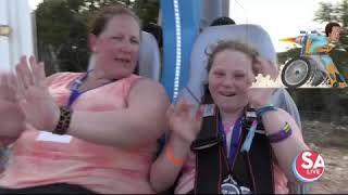 KSAT SALive Inclusion Tuesday Segment on New Rides Coming to Morgans Wonderland [upl. by Elvera919]