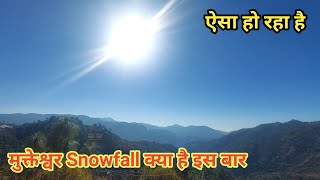 1 January 2024 Mukteshwar Snowfall Updates  Hindi Video  Trending [upl. by Apostles923]