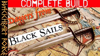 quotBlack Sailsquot Daggers Forging Functional Replicas of Anne Bonnys DGuards [upl. by Theona140]