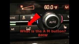 What is the AM Button on BMW BMW Circulation Button [upl. by Godden]