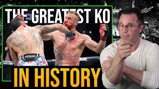 Joe Rogan “The Greatest KO in UFC History…” [upl. by Enirahtak525]