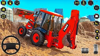 Real Construction Simulator 3D  Village Excavator JCB Games  Android Gameplay [upl. by Lacram]