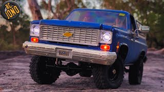 Scale RC Crawling RC4WD Chevy K5 Blazer leafsprings scalecustomcrawlers scalecrawling [upl. by Antonino]