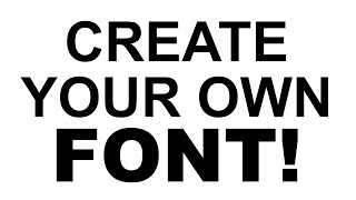 Making My Own Font with Fontstruct Video Day 92 [upl. by Ardnosak]