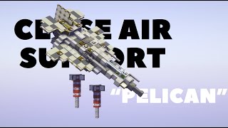 Working CAS quotPelicanquot Plane in Minecraft [upl. by Zippel418]