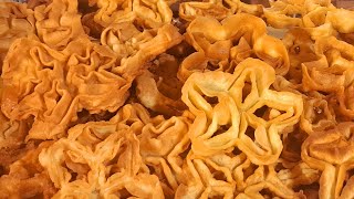 homemade delicious flowers pita recipe or banglali ফুলঝুরি পিঠা [upl. by Adnahcal]