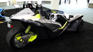 New 2018 Slingshot SLR LE Three Wheel Performance Car  2017 LA Auto Show Los Angeles CA [upl. by Ialda398]