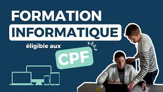 Mes formations dinformatique à domicile éligibles au CPF [upl. by Chemar]