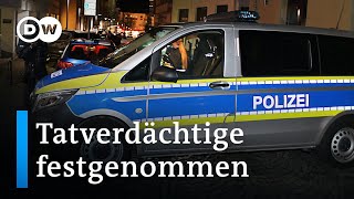 Polizei nimmt nach tödlichen Schüssen zwei Tatverdächtige fest  DW Nachrichten [upl. by Amethist626]