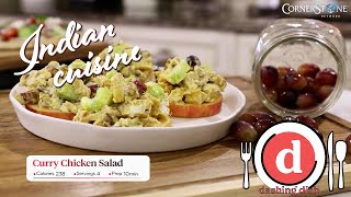 Cooking around the world with a Curry Chicken Salad recipe  Dashing Dish [upl. by Nodnar]