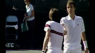 Davis Cup 1981 QF USA vs Czechoslovakia [upl. by Annayt375]