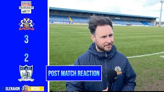 REACTION  Stephen McDonnell Post Match Interview  Glenavon 32 Newry  060424 [upl. by Bennet]