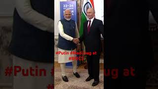 Modi Putin hug and hold bilateral meet at Kazan ahead of BRICS  summit RussiaUkraineWar [upl. by Moselle]