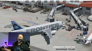 ORBX TrueEarth Southern California  FSLabs A320  P3D v5 [upl. by Annayak]