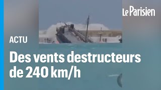 Bateaux coulés toits emportés îles dévastées louragan Béryl balaye les Caraïbes [upl. by Aihsel]