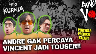 PREDIKSI DI HATI WALAU GAK JUARA VOLI ANDRE GAK PERCAYA VINCENT JADI TOUSER  TRIO KURNIA EPS 64 [upl. by Nnylyram]