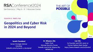 Geopolitics and Cyber Risk in 2024 and Beyond [upl. by Sasnett]