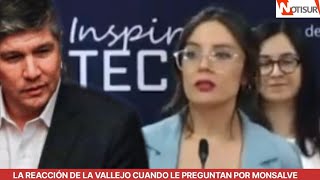 Así reacciona la Vallejo cuando le preguntan por Monsalve [upl. by Parette]